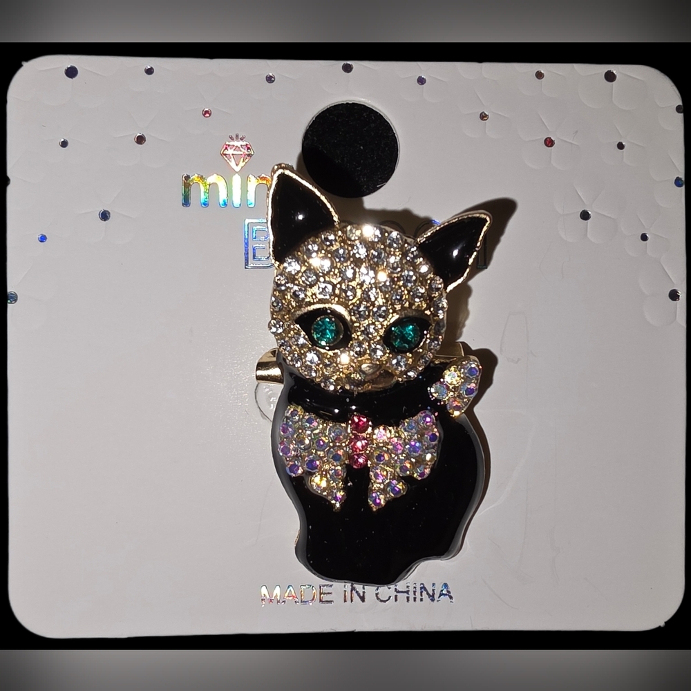 Black Cat Brooch - Picture 2 of 2